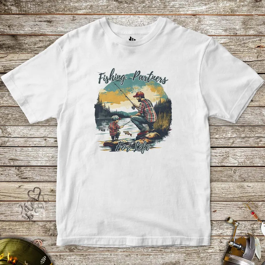 Fishing Partners for Life Tee for Kids - FISH - ROOM LLC