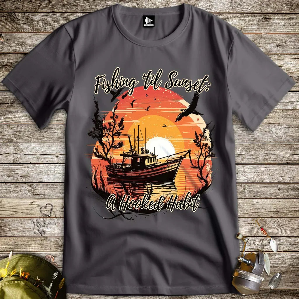 Fishing 'til Sunset Tee - FISH - ROOM LLC