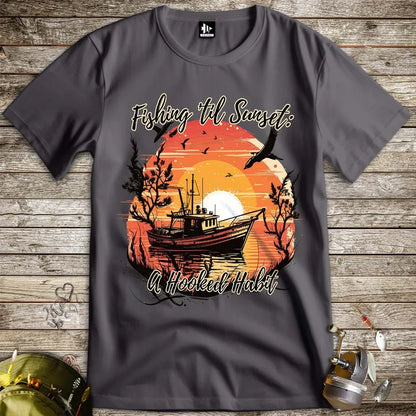 Fishing 'til Sunset Tee - FISH - ROOM LLC