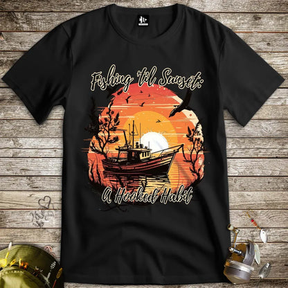Fishing 'til Sunset Tee - FISH - ROOM LLC