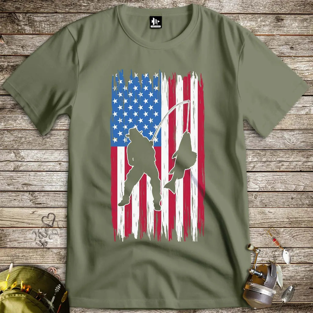 Fishing USA Tee - FISH - ROOM LLC