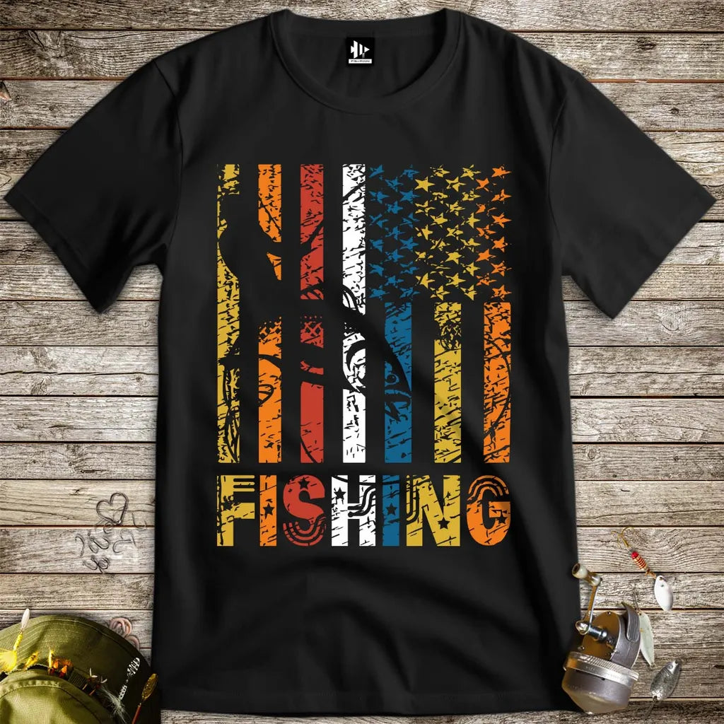 Fishing USA Tee - FISH - ROOM LLC