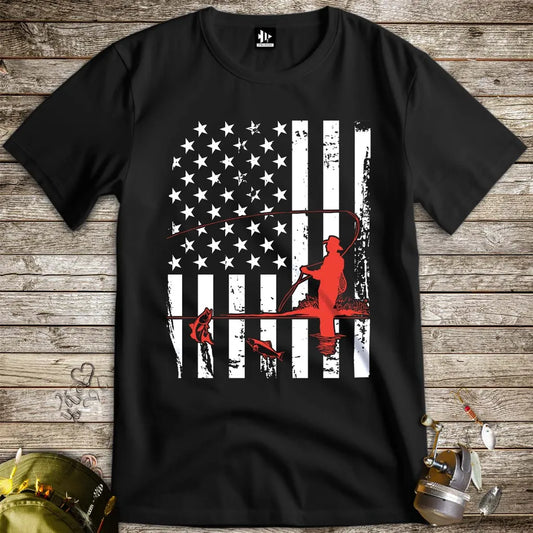 Fishing USA Tee - FISH - ROOM LLC