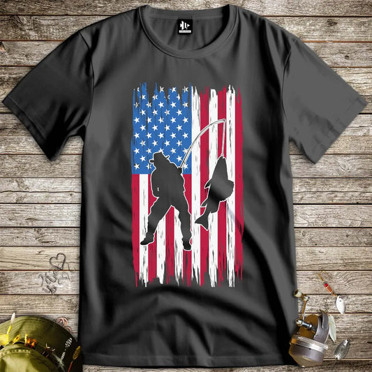 Fishing USA Tee - FISH - ROOM LLC