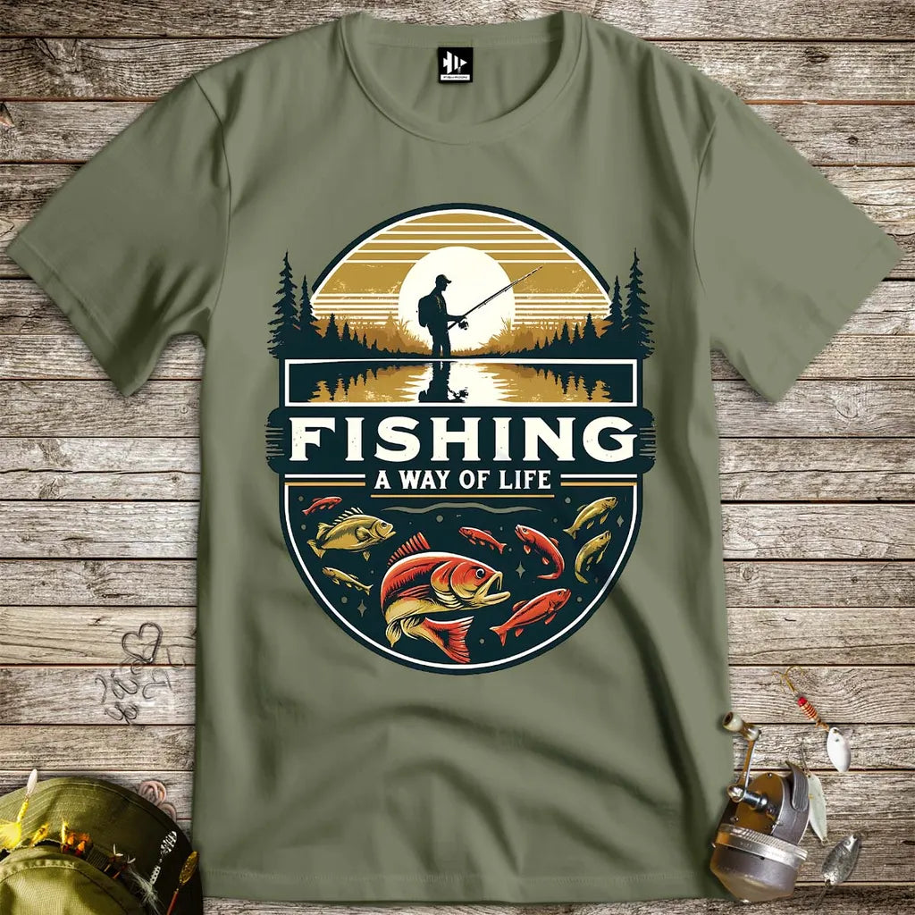 Fishing, Way of Life Tee - FISH - ROOM LLC