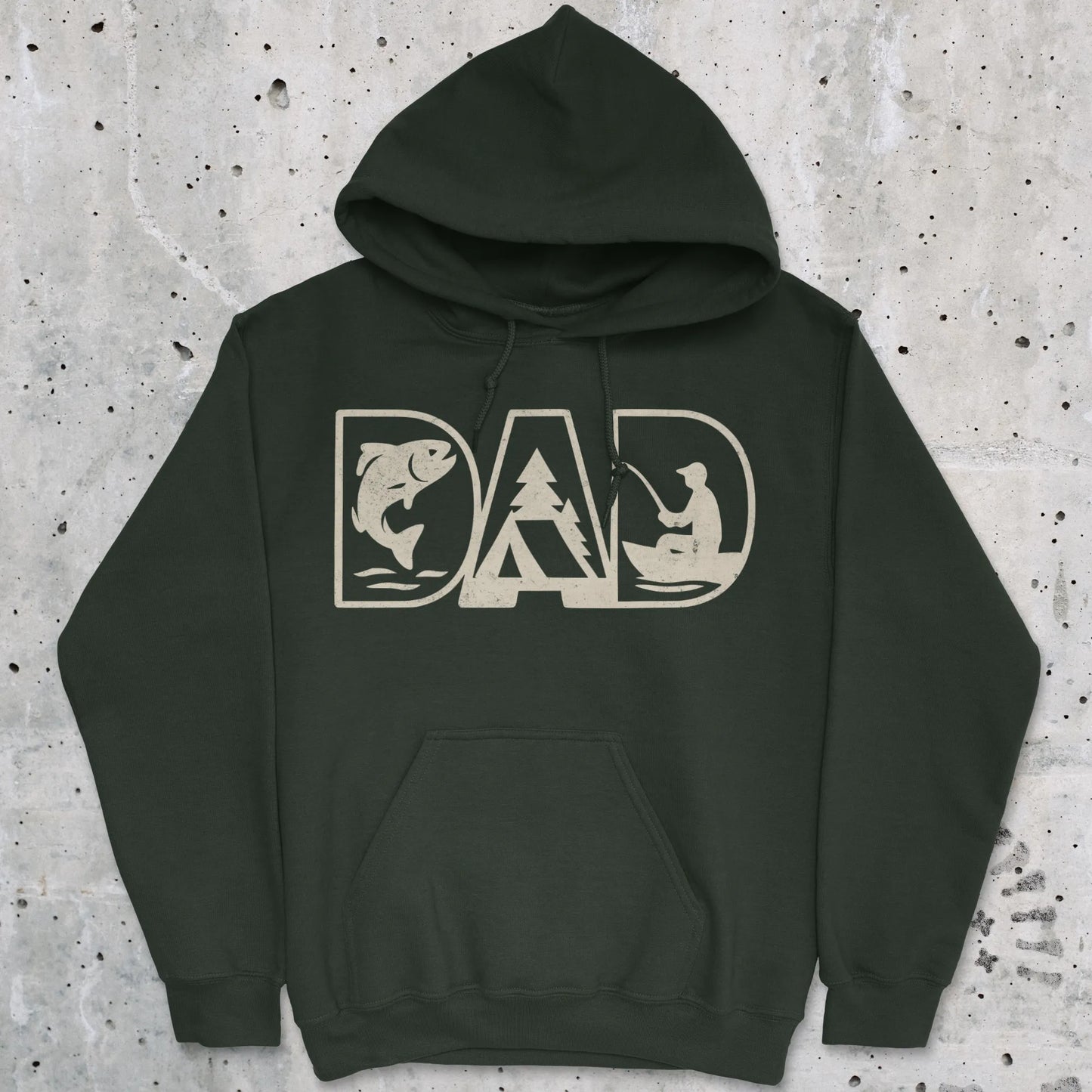 Forest Green, Dad Hoodie – fish-room