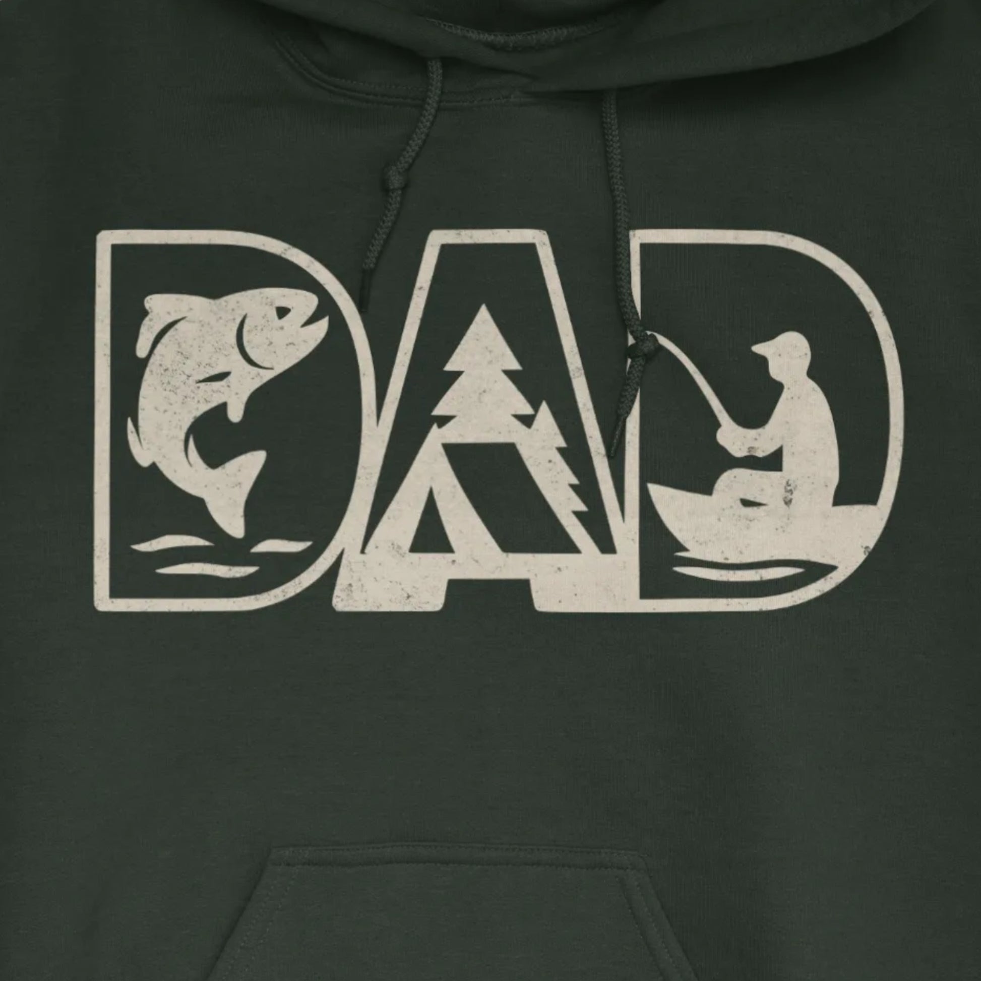 Forest Green, Dad Hoodie – fish-room