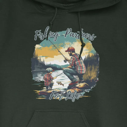Forest Green, Fishing Partners for Life Hoodie – fish-room