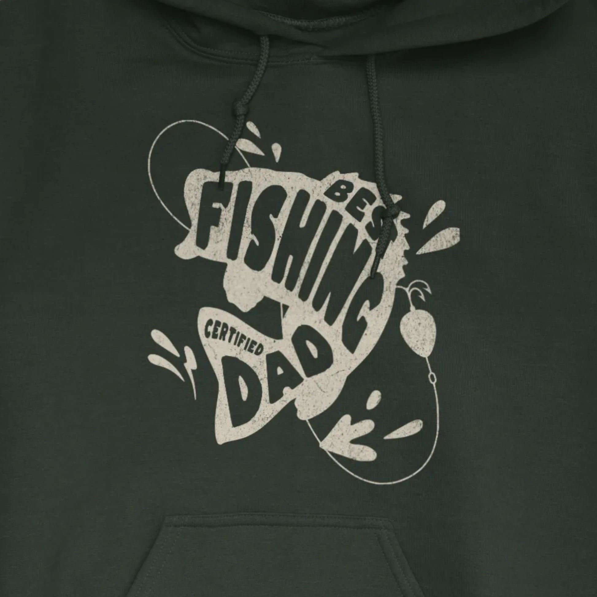 Forest Green, Certified Best Fishing Dad Hoodie – fish-room