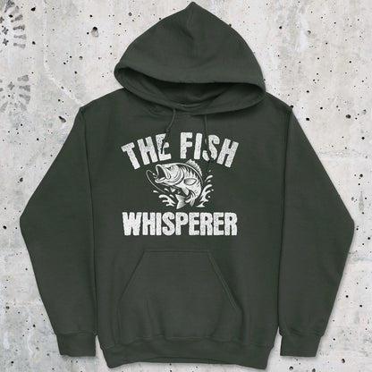 Forest Green, The Fish Whisperer Hoodie – fish-room