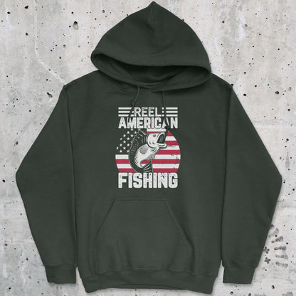 Forest Green, Reel American Fishing Hoodie – fish-room