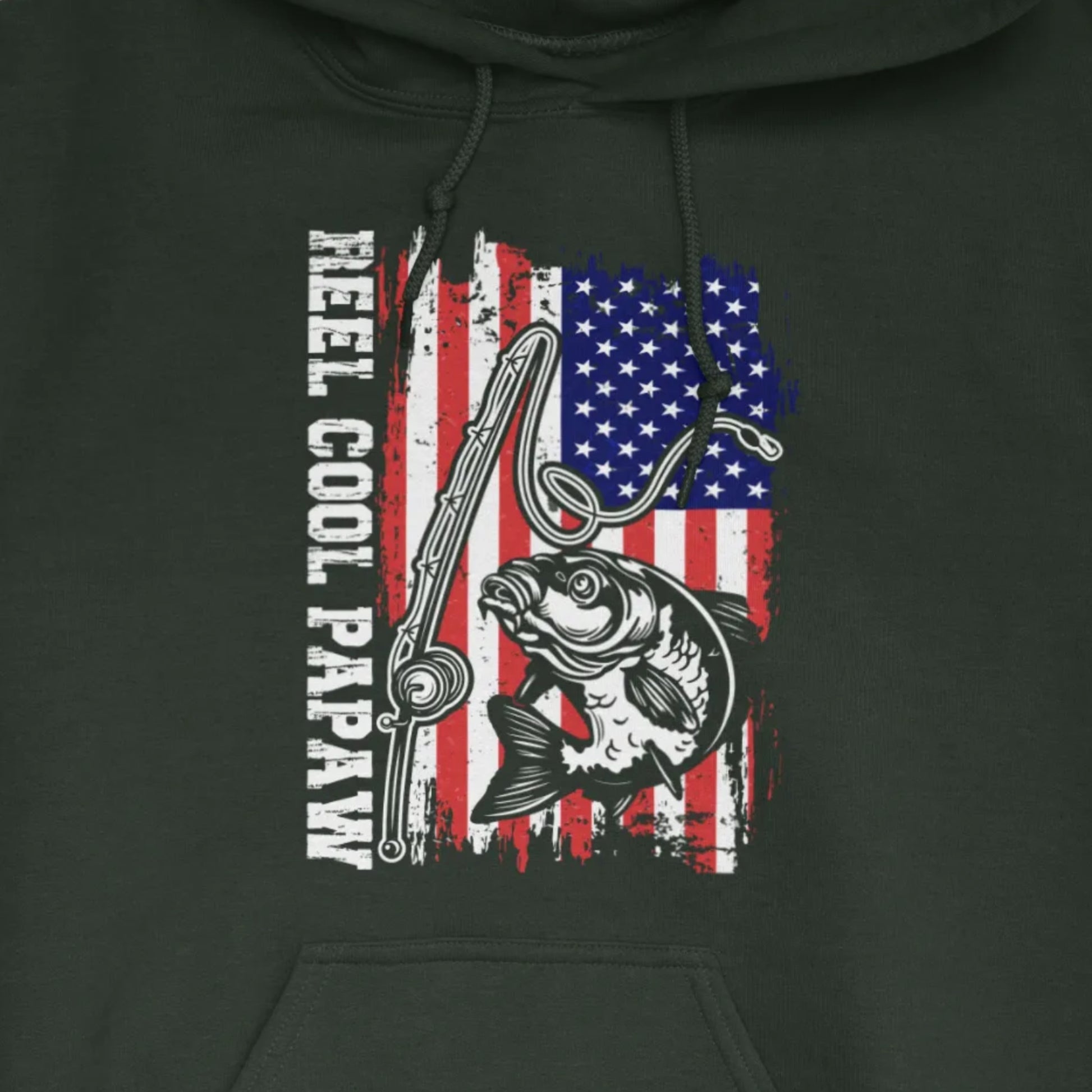 Forest Green, Reel Cool Papaw Hoodie – fish-room