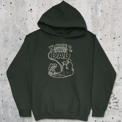 Forest Green, We Hooked the Best Dad Hoodie – fish-room