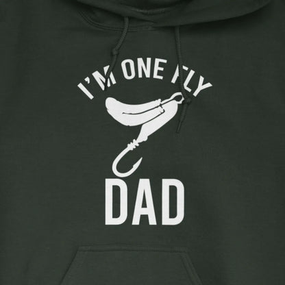 Forest Green, I'm One Fly Dad Hoodie – fish-room