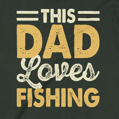 Forest Green, This Dad Loves Fishing Crewneck Sweatshirt – fish-room