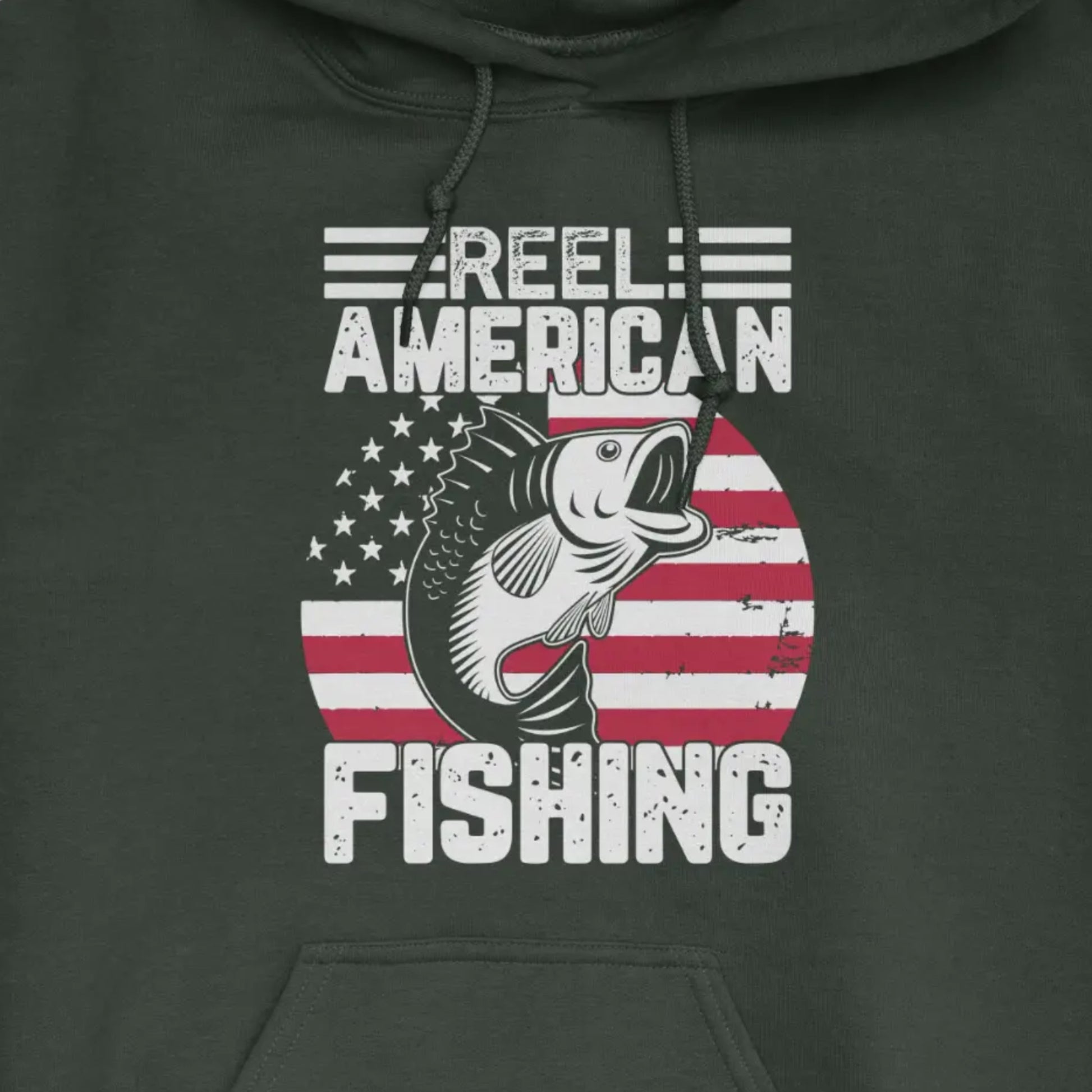 Forest Green, Reel American Fishing Hoodie – fish-room