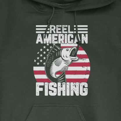 Forest Green, Reel American Fishing Hoodie – fish-room