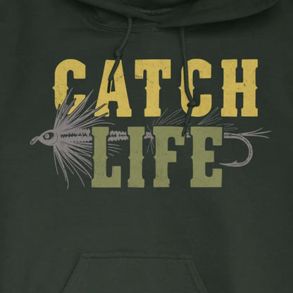 Forest Green, Catch Life Hoodie – fish-room