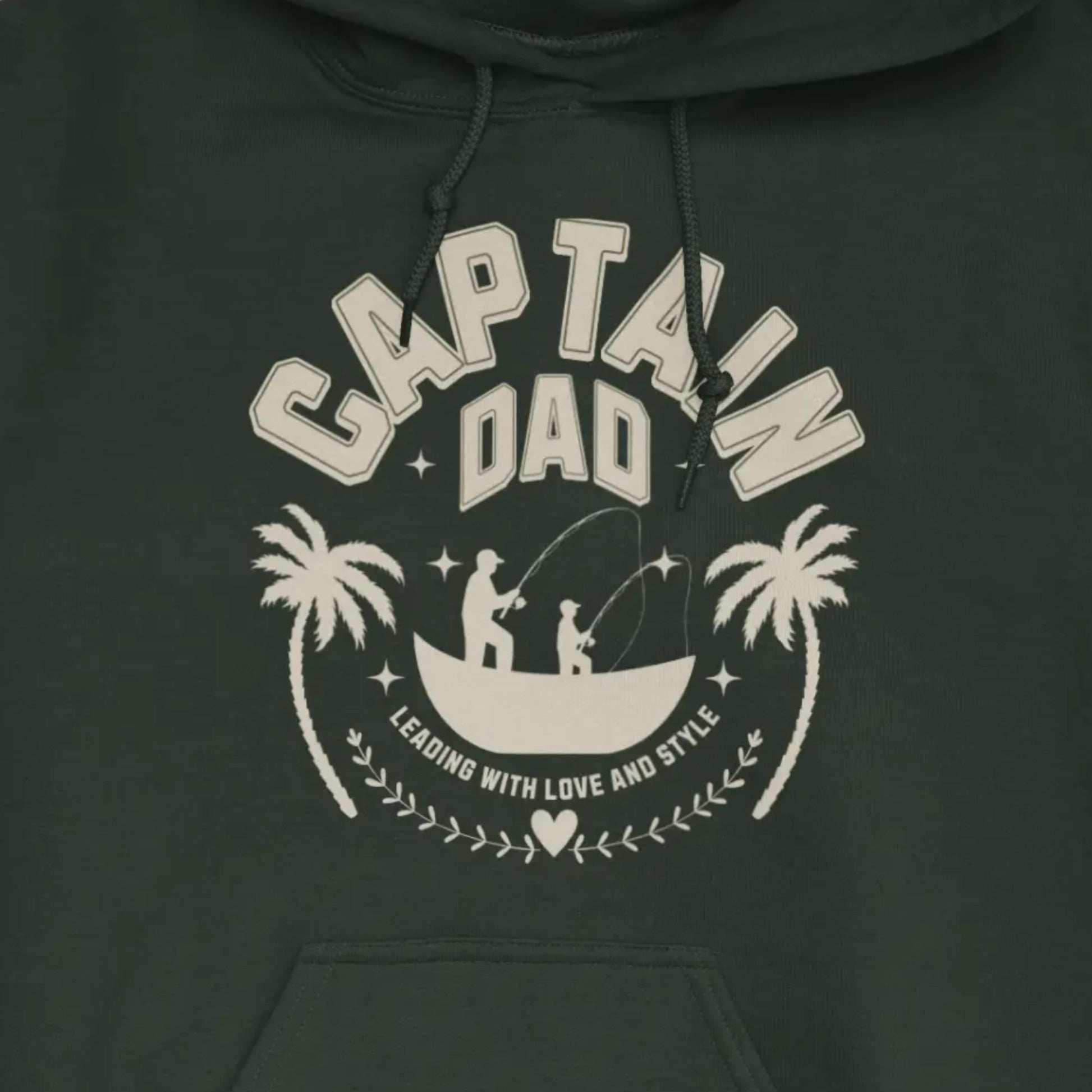 Forest Green, Captain Dad Hoodie – fish-room