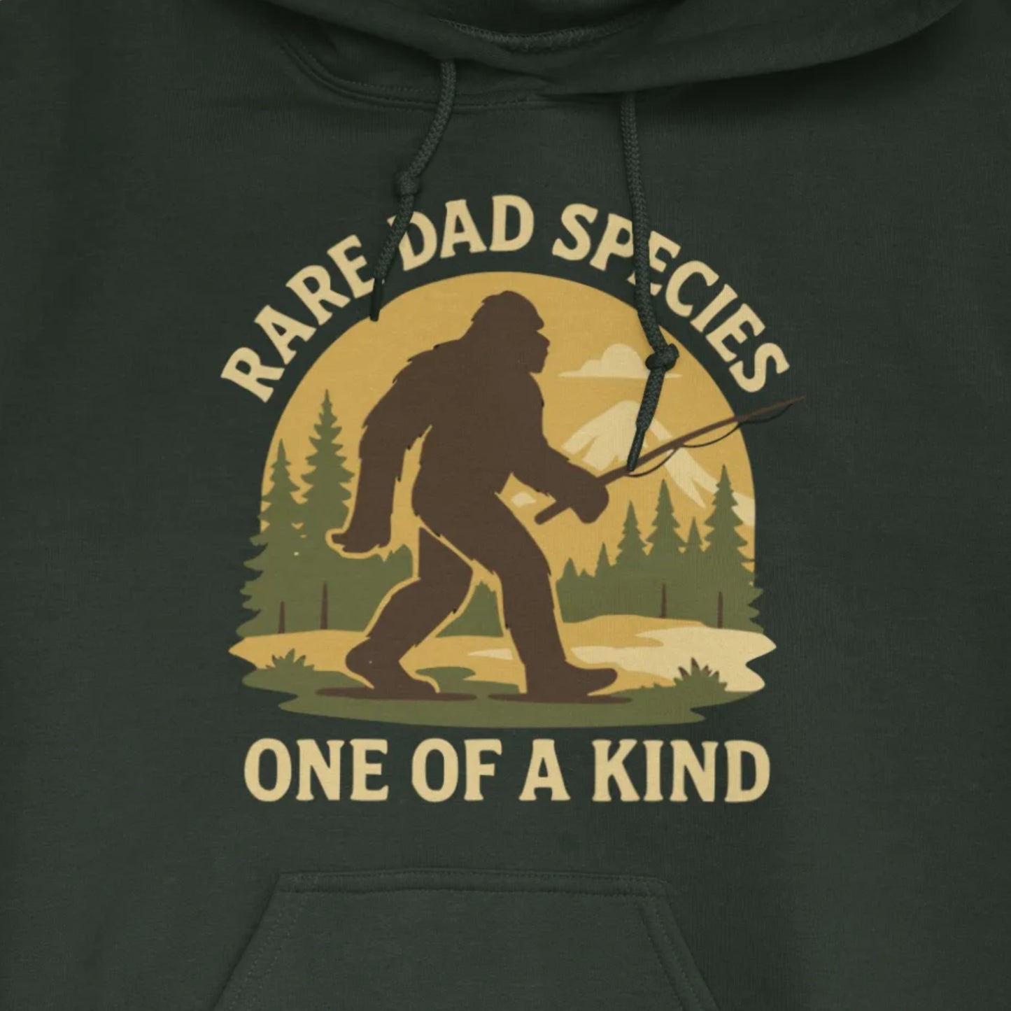 Forest Green, Rare Dad Species – One of a Kind Hoodie – fish-room