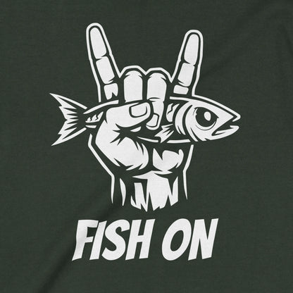 Forest Green, Fish On Sweatshirt – fish-room