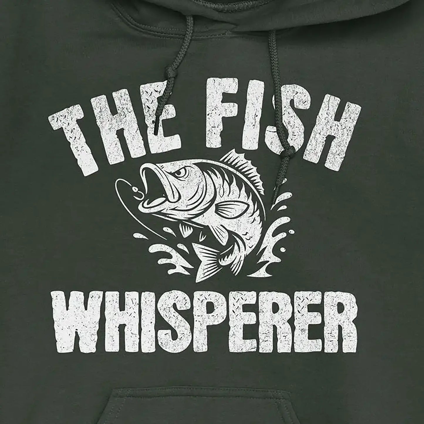 Forest Green, The Fish Whisperer Hoodie – fish-room