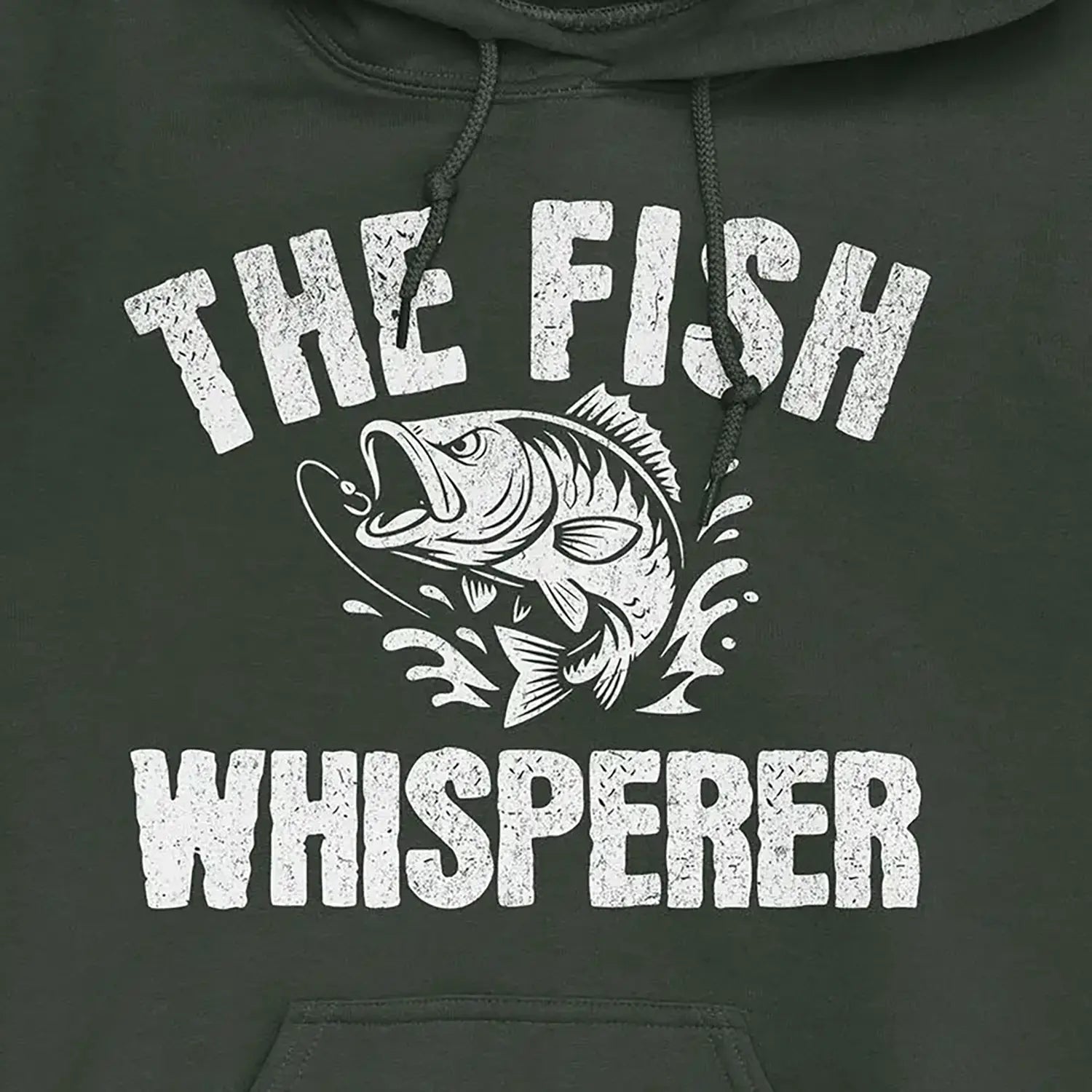 Forest Green, The Fish Whisperer Hoodie – fish-room