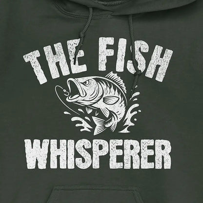 Forest Green, The Fish Whisperer Hoodie – fish-room