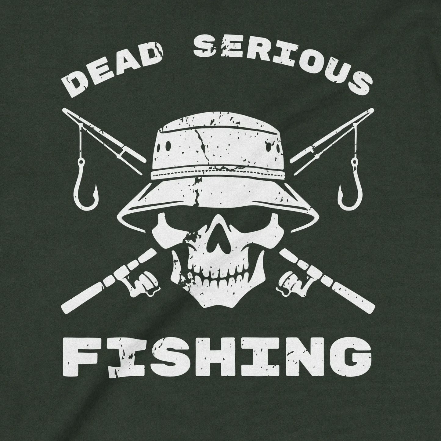 Forest Green, Dead Serious Fishing Sweatshirt – fish-room