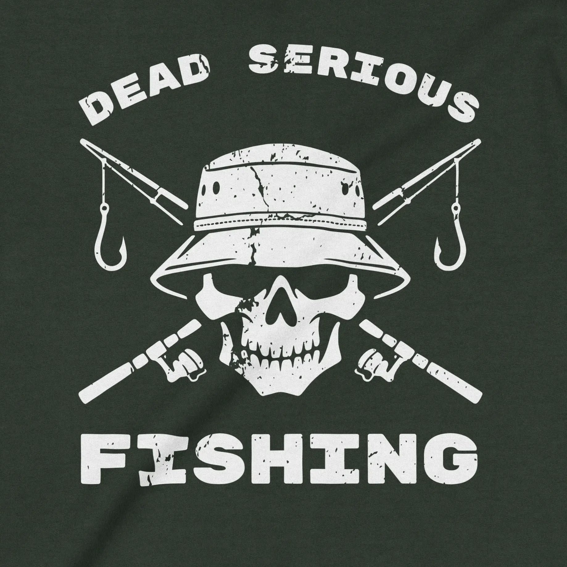 Forest Green, Dead Serious Fishing Sweatshirt – fish-room