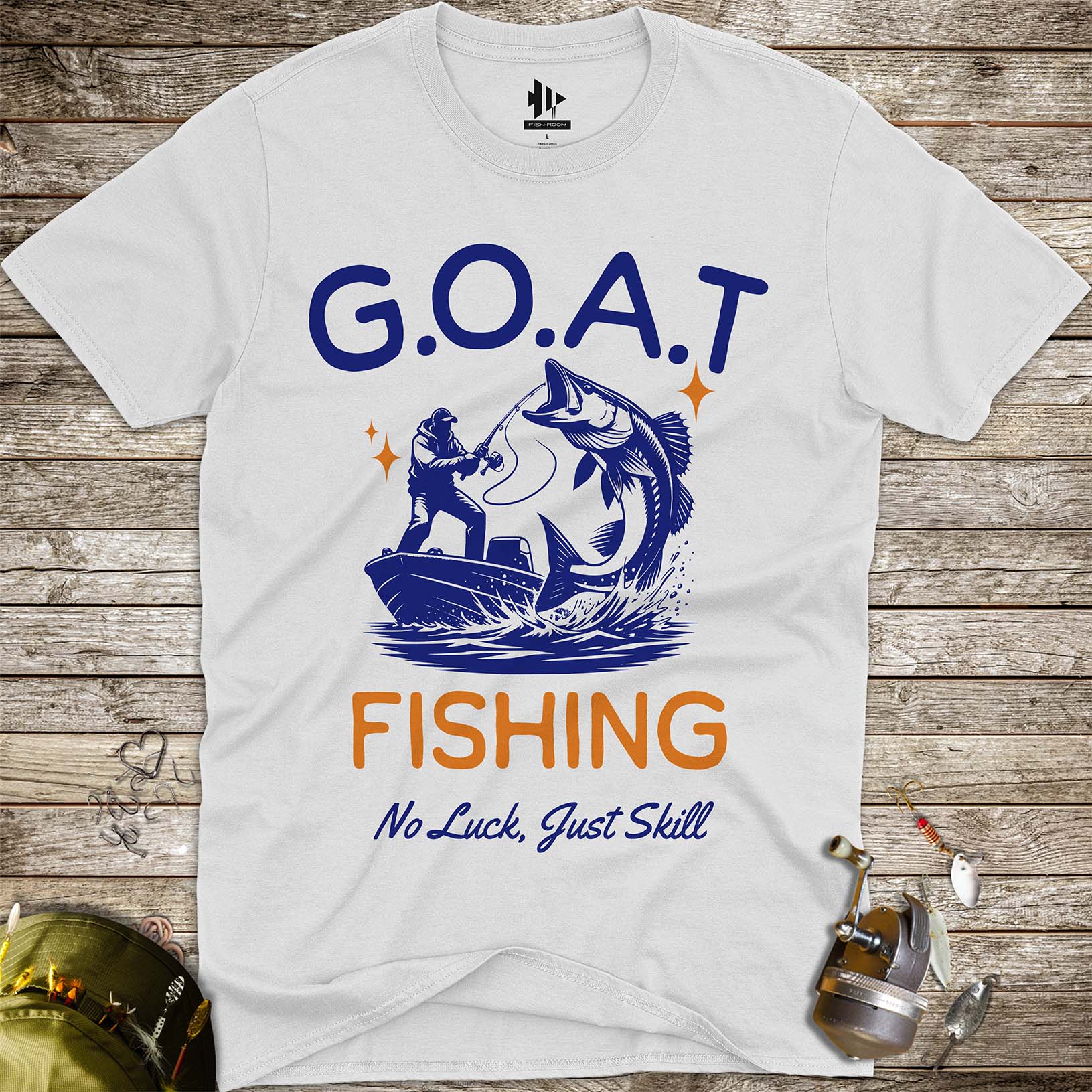 GOAT Fishing Tee - FISH-ROOM LLC