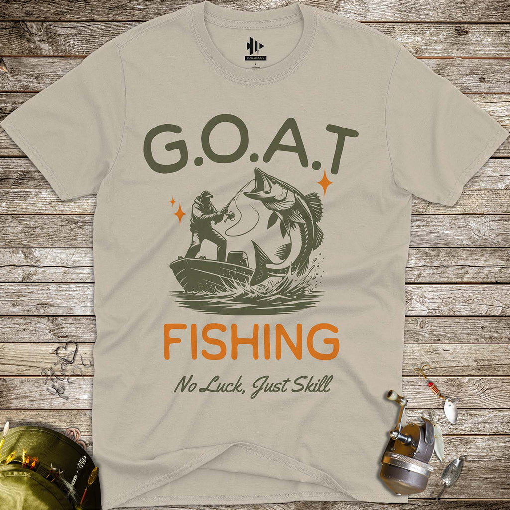 GOAT Fishing Tee - FISH-ROOM LLC