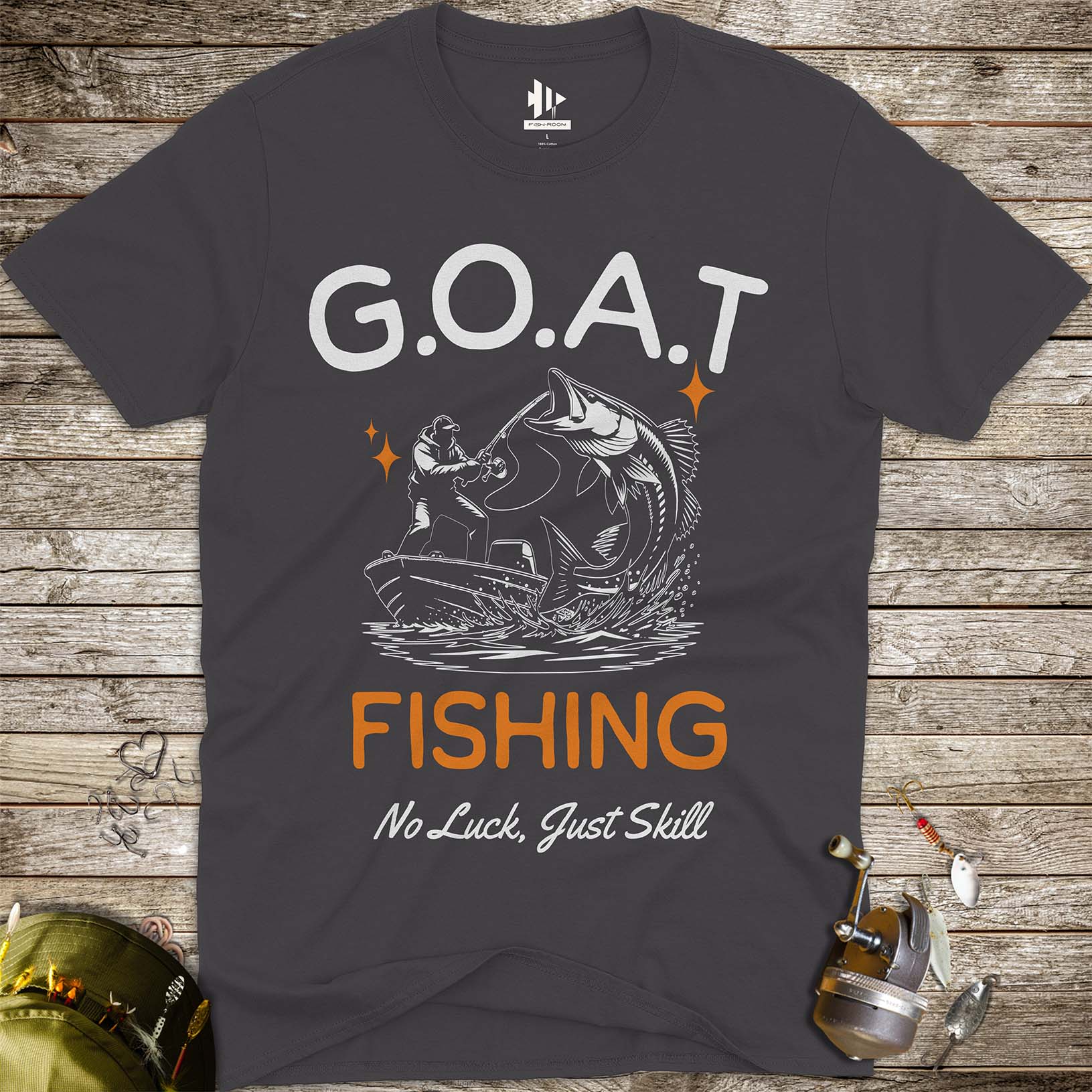 GOAT Fishing Tee - FISH-ROOM LLC