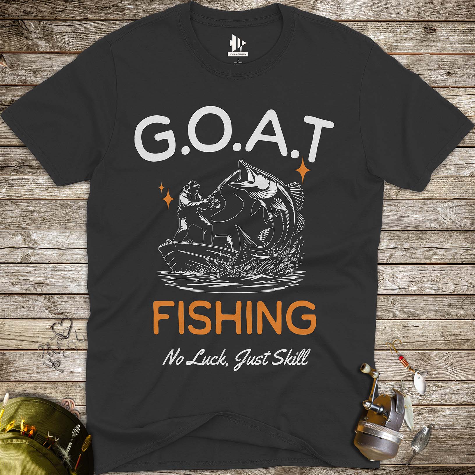 GOAT Fishing Tee - FISH-ROOM LLC