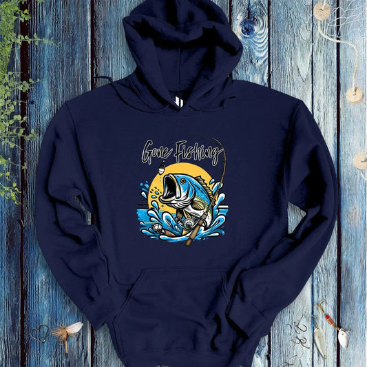 Gone Fishing Hoodie - FISH - ROOM LLC
