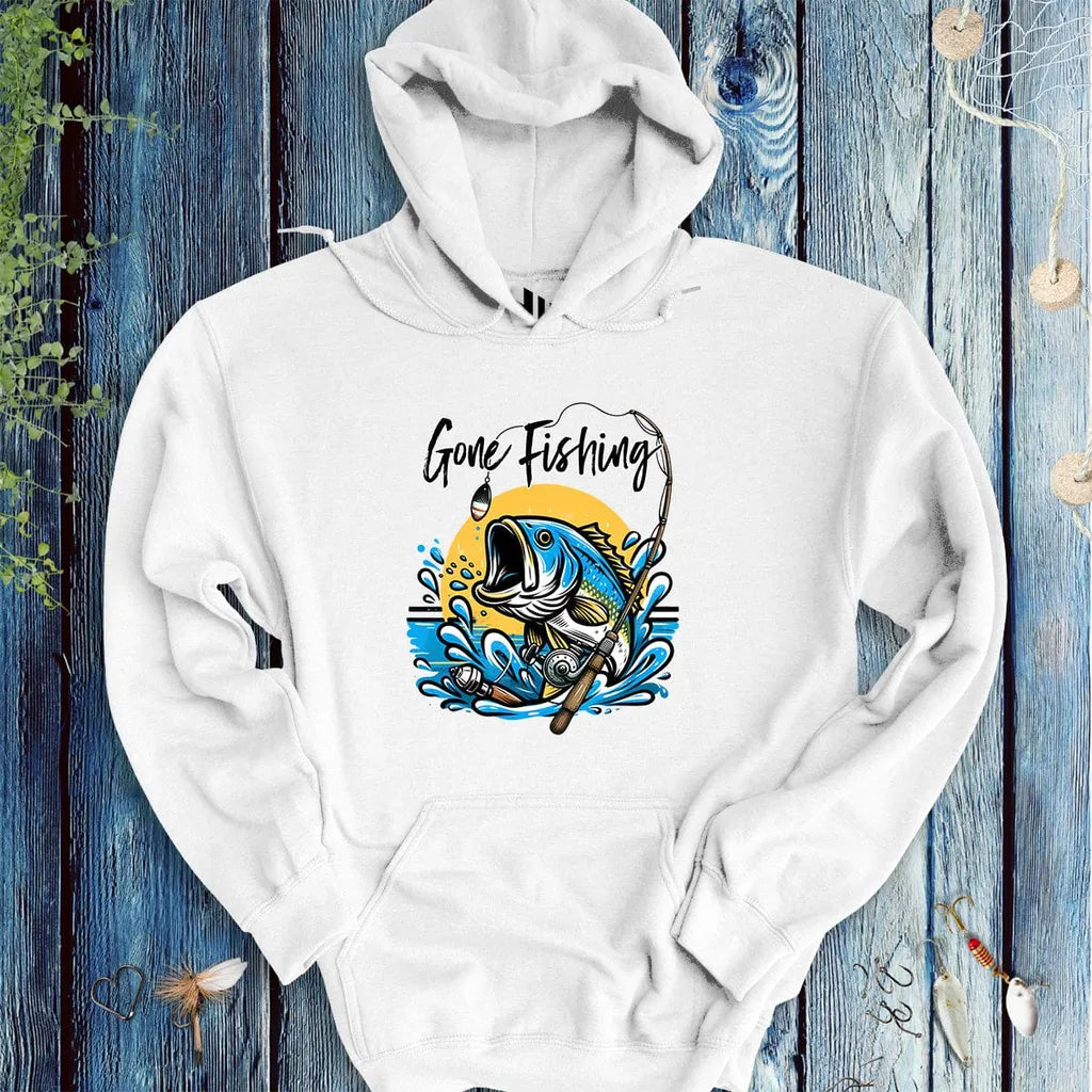 Gone Fishing Hoodie - FISH - ROOM LLC
