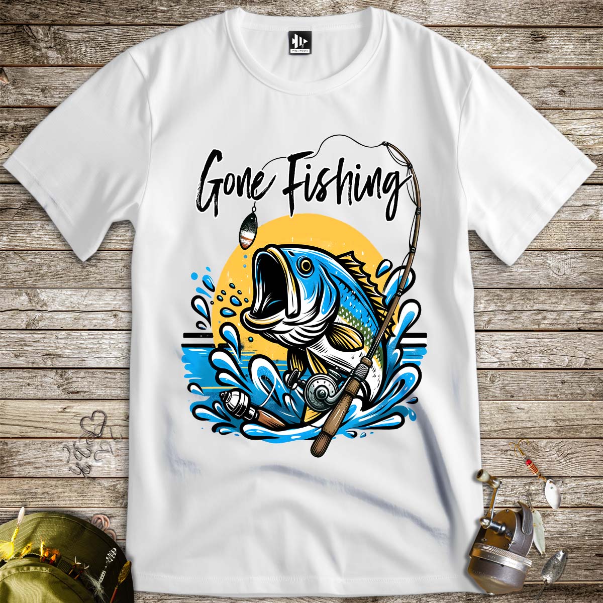 Gone Fishing Tee - FISH - ROOM LLC