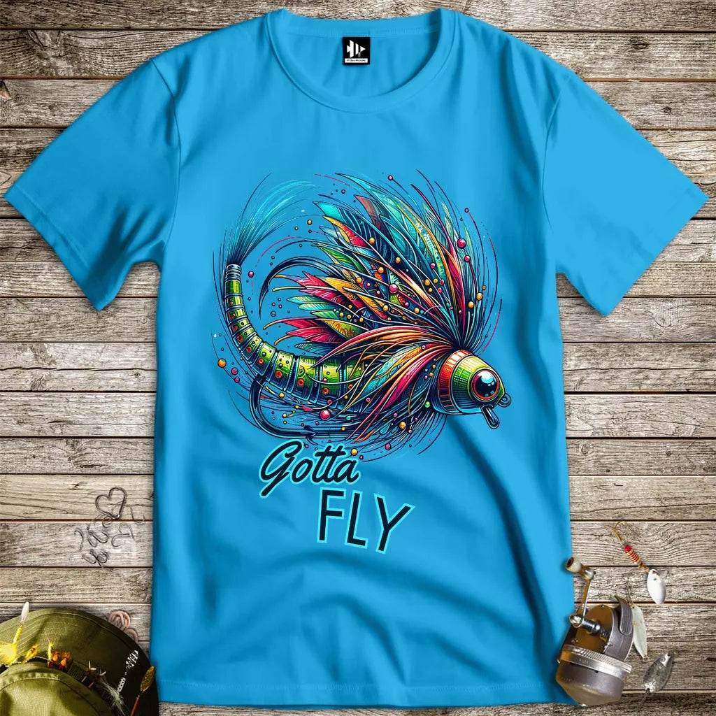 Gotta Fly Tee - FISH - ROOM LLC