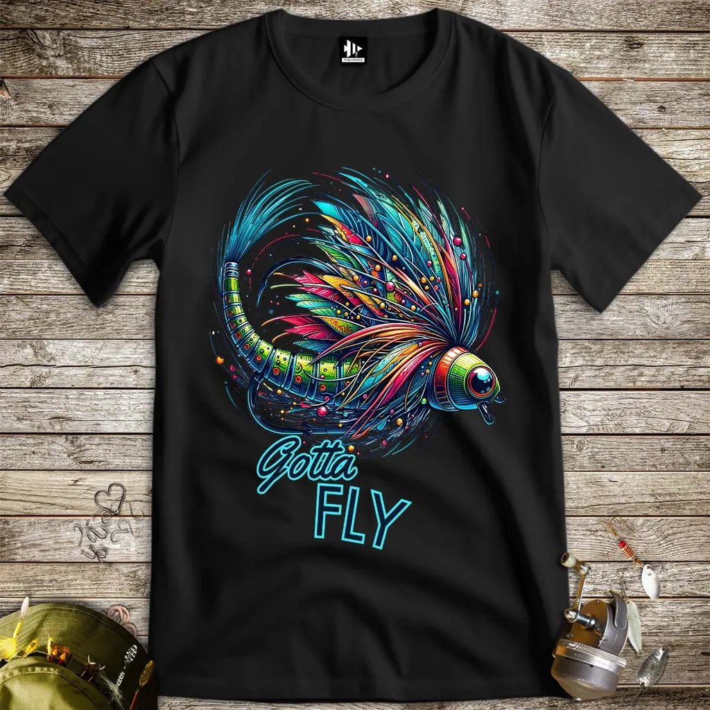 Gotta Fly Tee - FISH - ROOM LLC