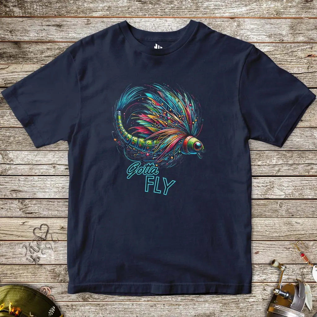 Gotta Fly Tee for Kids Navy Kids T-Shirt