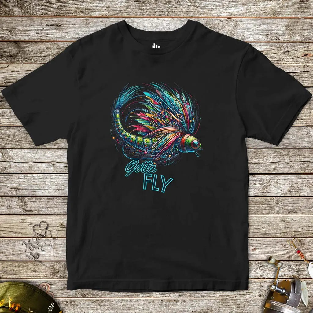 Gotta Fly Tee for Kids Black Kids T-Shirt