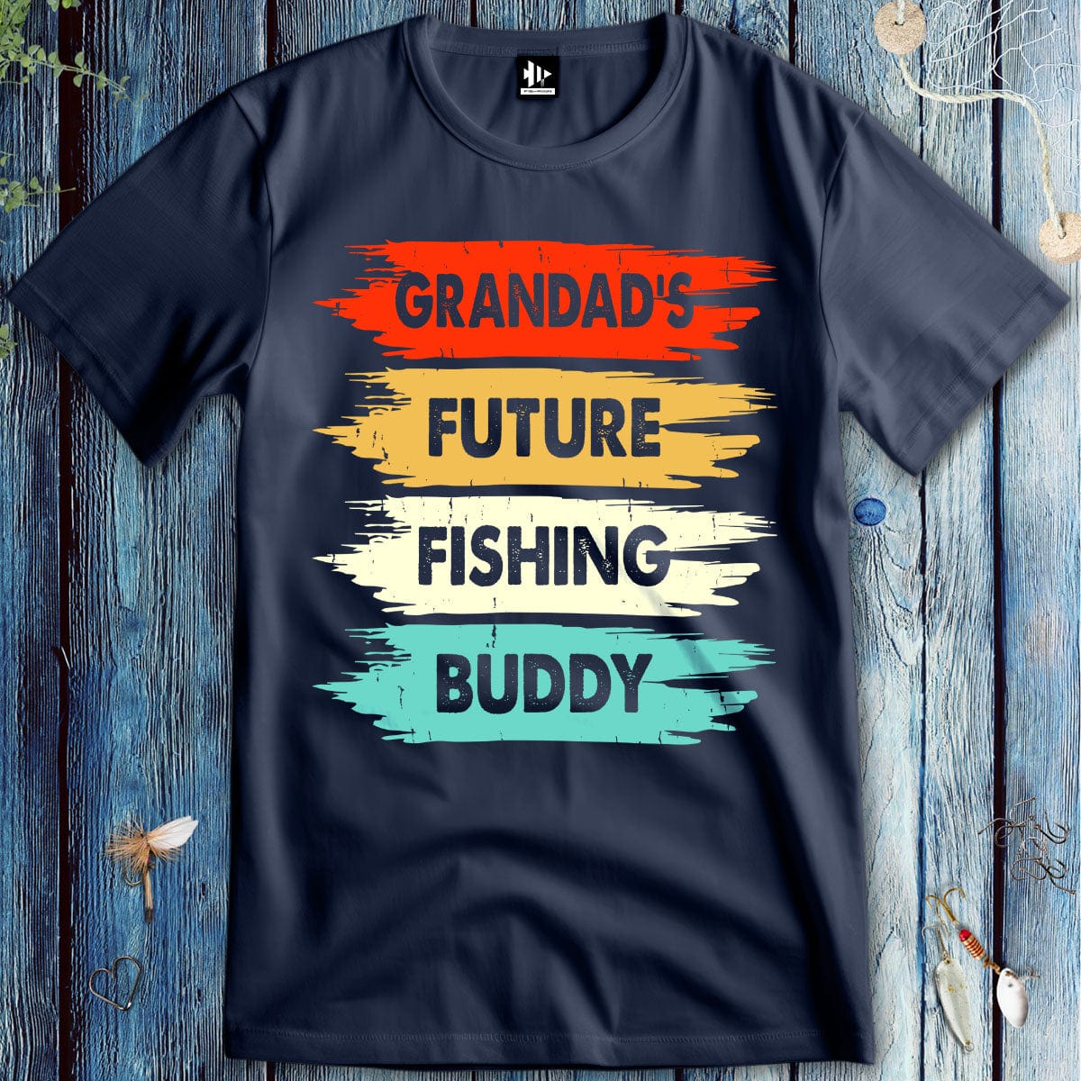 fish-room llc T-Shirt Navy / S Grandad's Future Fishing Buddy T-Shirt