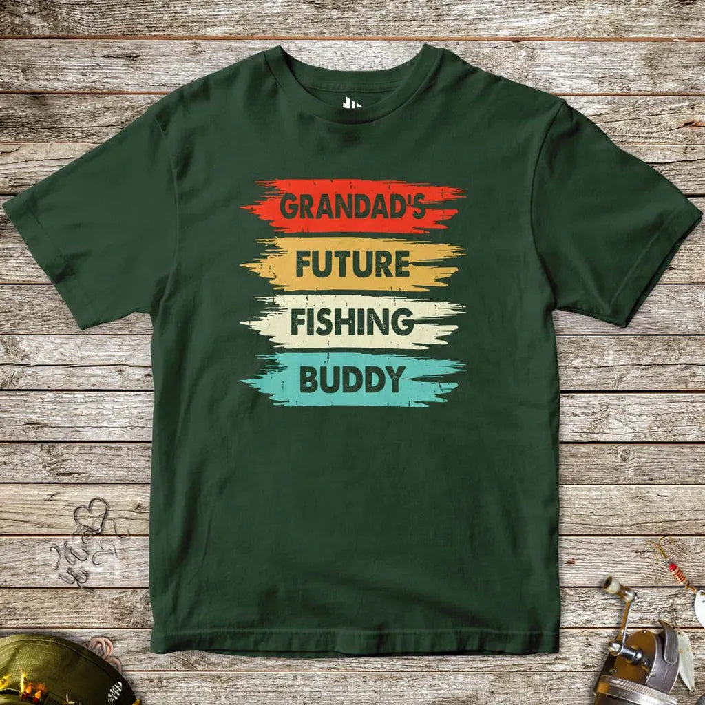 Grandad's Future Fishing Buddy Tee for Kids - FISH - ROOM LLC