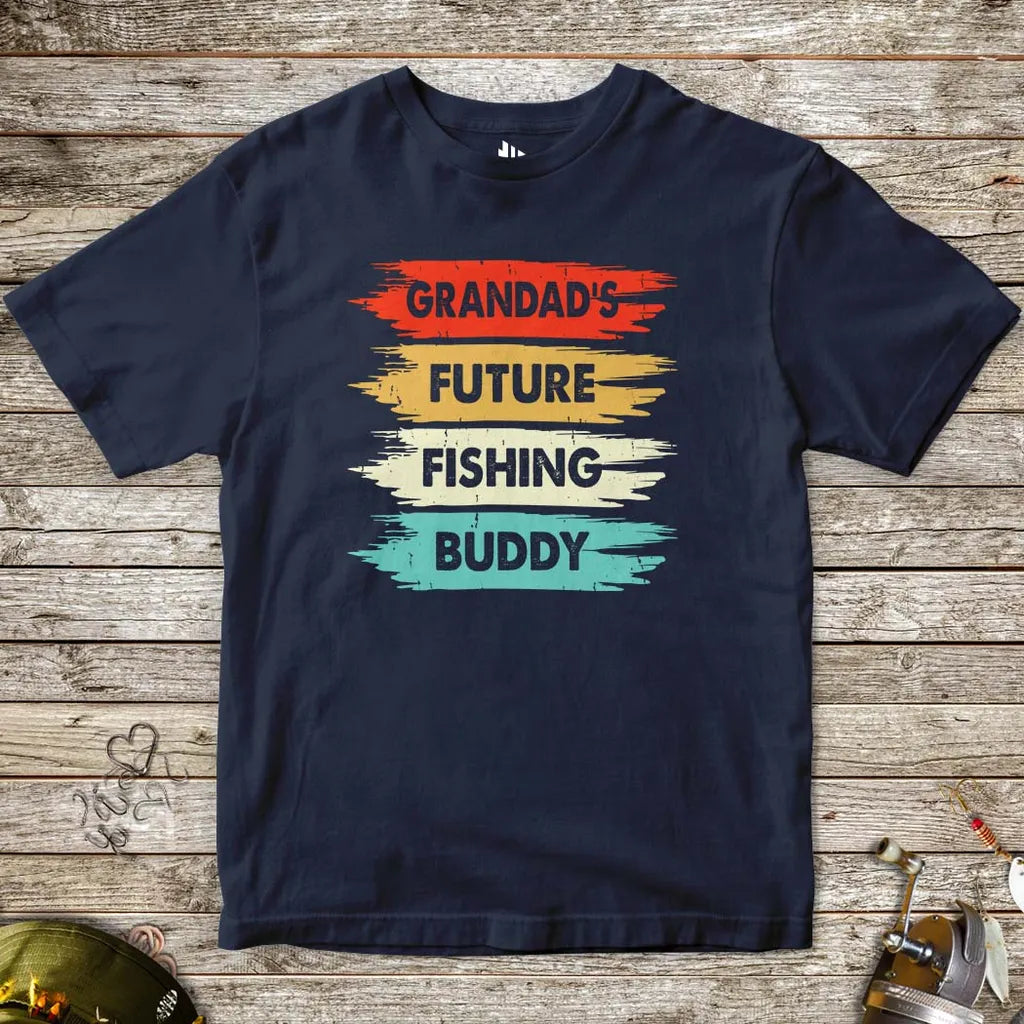 Grandad's Future Fishing Buddy Tee for Kids - FISH - ROOM LLC