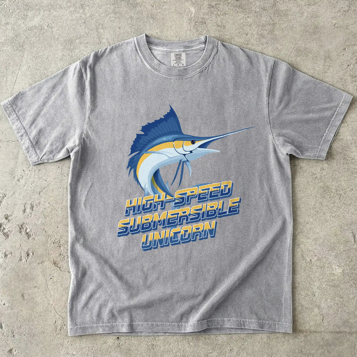 High-Speed Submersible Unicorn T-Shirt