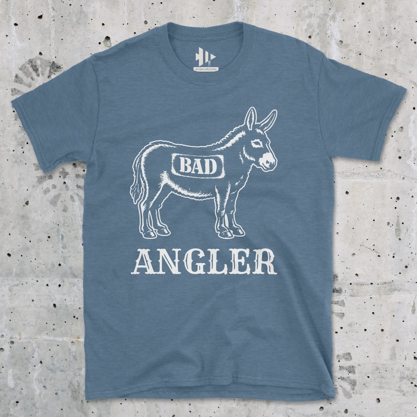Heather Indigo, Bad Ass Angler Tee – fish-room