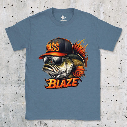 Heather Indigo, Bass Blaze Tee – fish-room