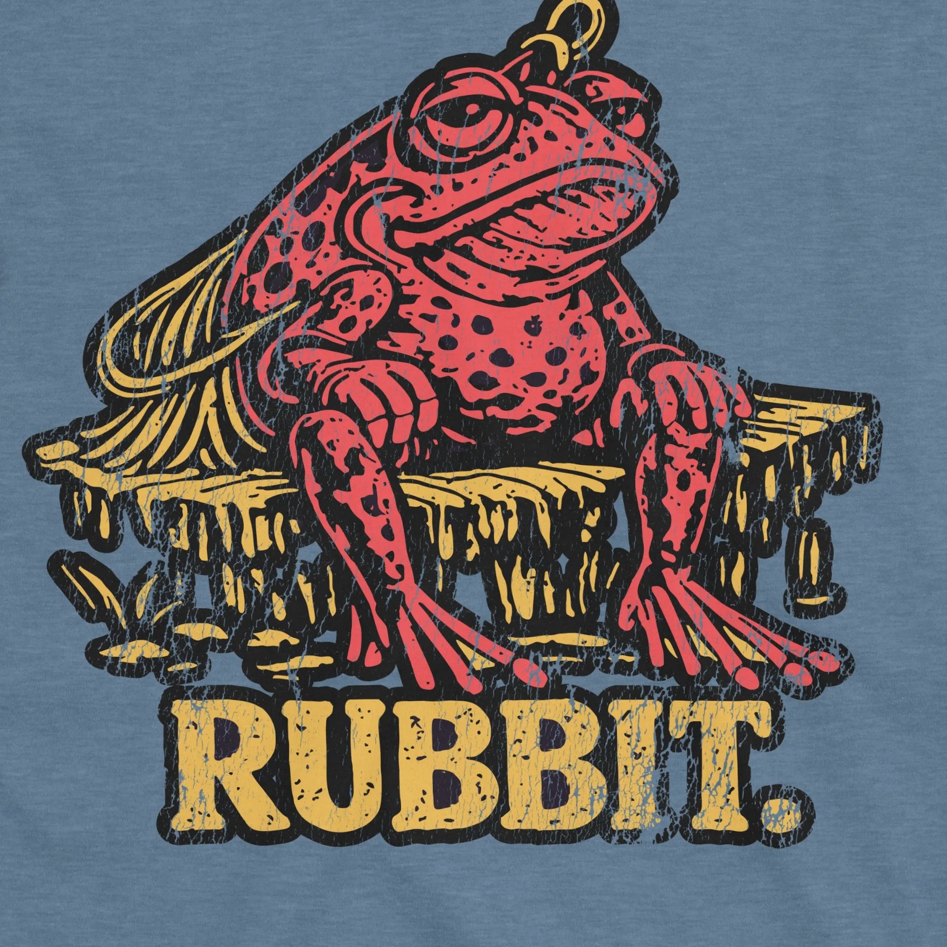 Heather Indigo, Rubbit Frog Lure Fishing Tee – fish-room