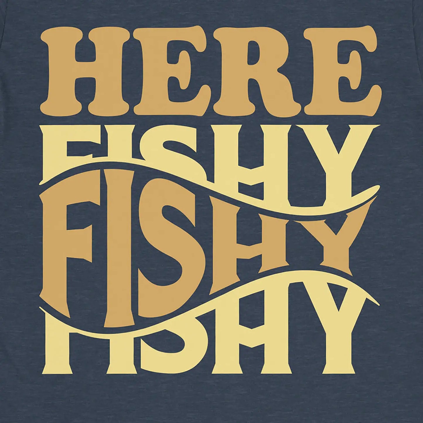 Heather Navy, Here Fishy Fishy Tee – fish-room