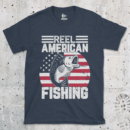 Heather Navy, Reel American Fishing Tee – fish-room